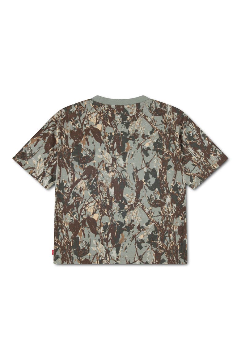 Kids' Tree Camo T-Shirt, Alternate, color, SEA SPRAY