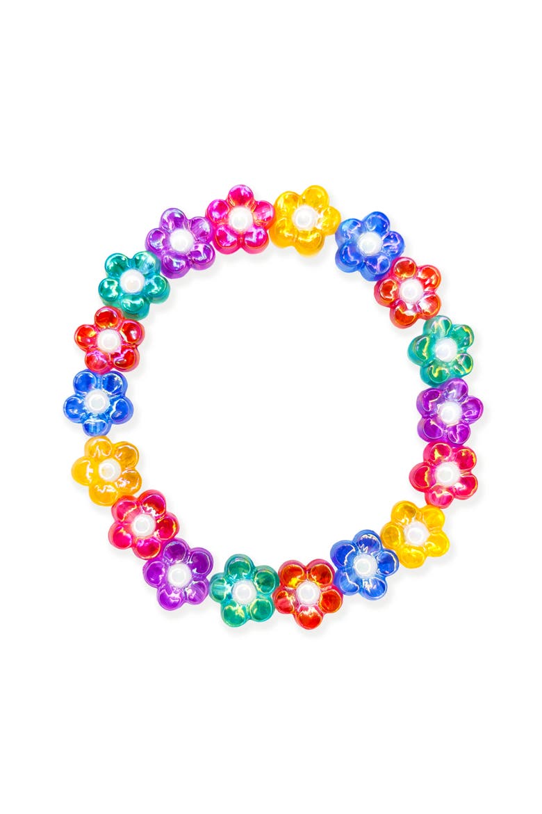 Sparkle Bead Bangle Trio Set & Keepsake Tin Case, Alternate, color, Color Pop