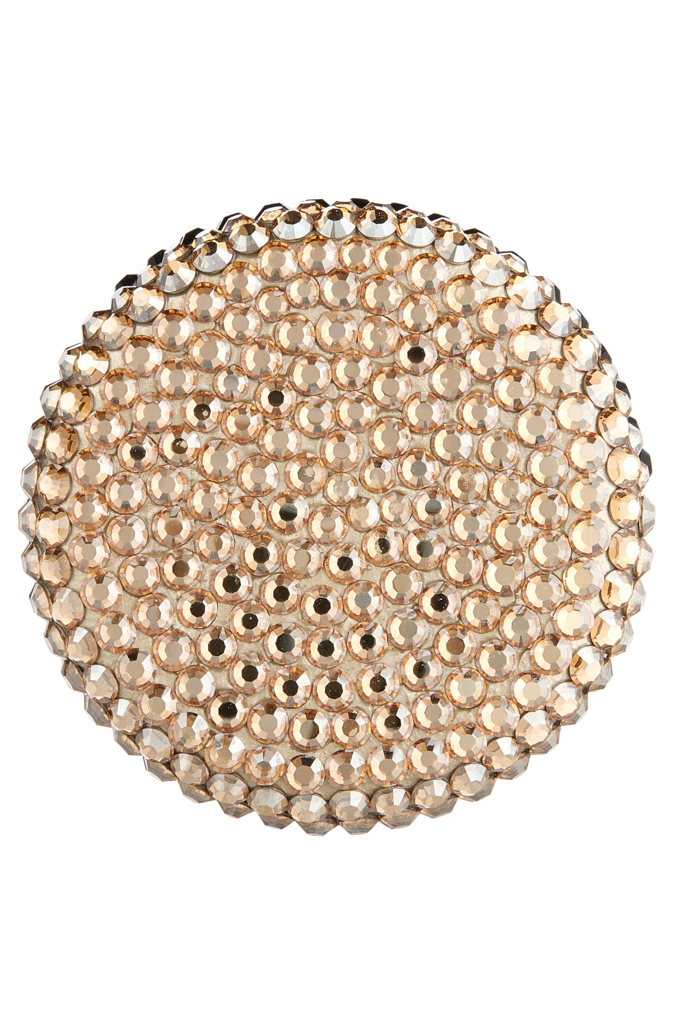JUDITH LEIBER COUTURE Mini Crystal Bottle Pillbox, Alternate, color, Champagne Prosecco Multi
