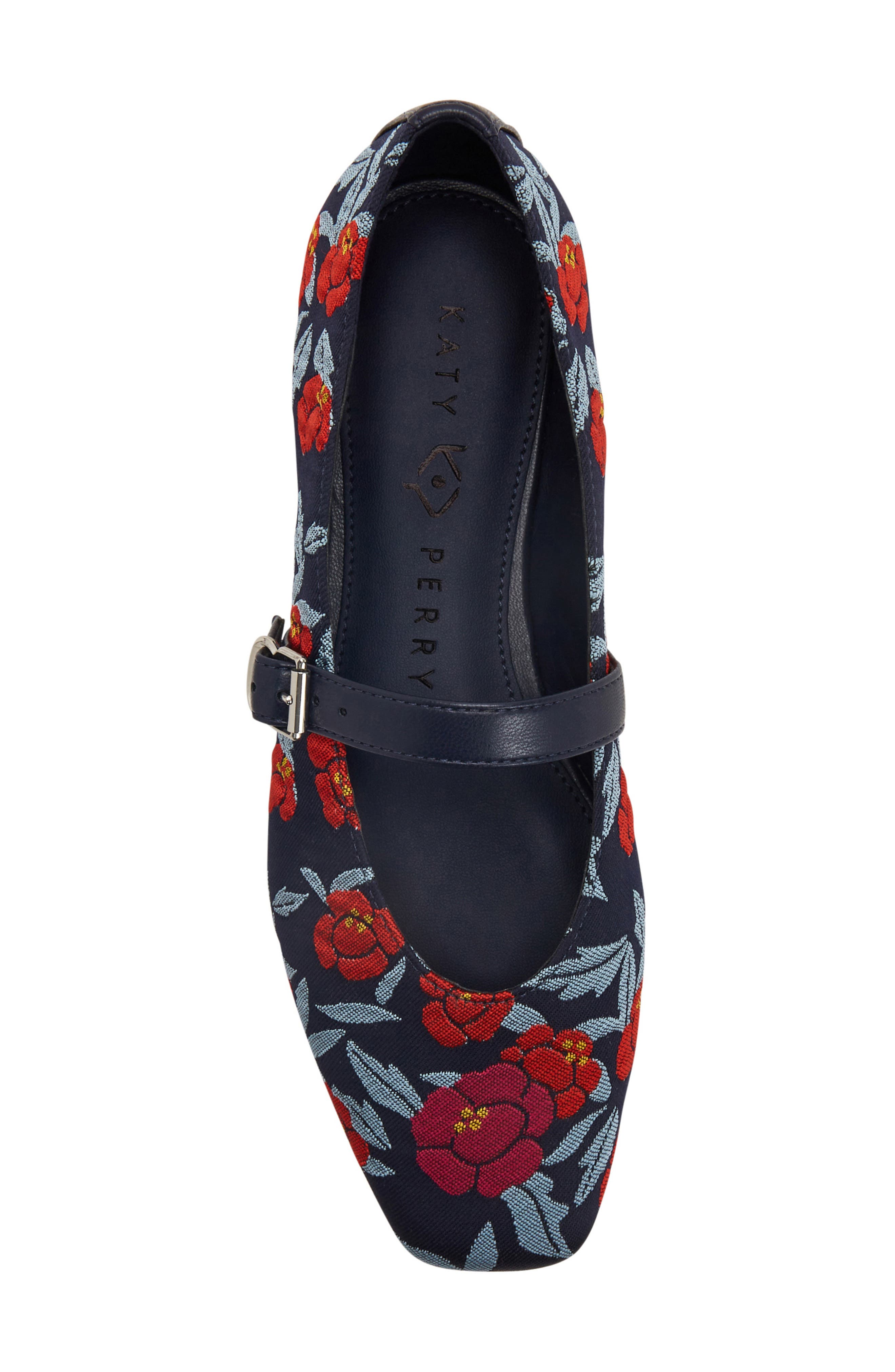 The Evie Woven Mary Jane, Alternate, color, BLUE MULTI