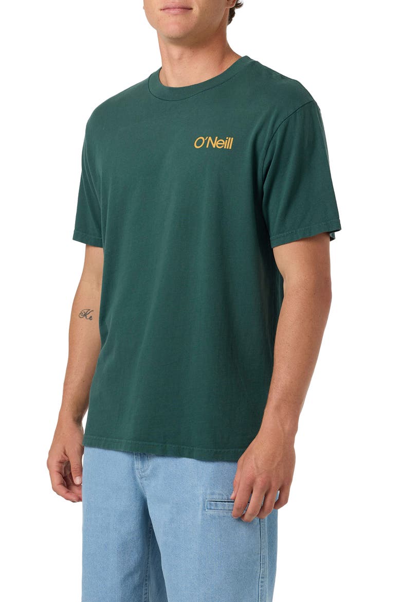 OG Curl Graphic T-Shirt, Alternate, color, DARK FOREST