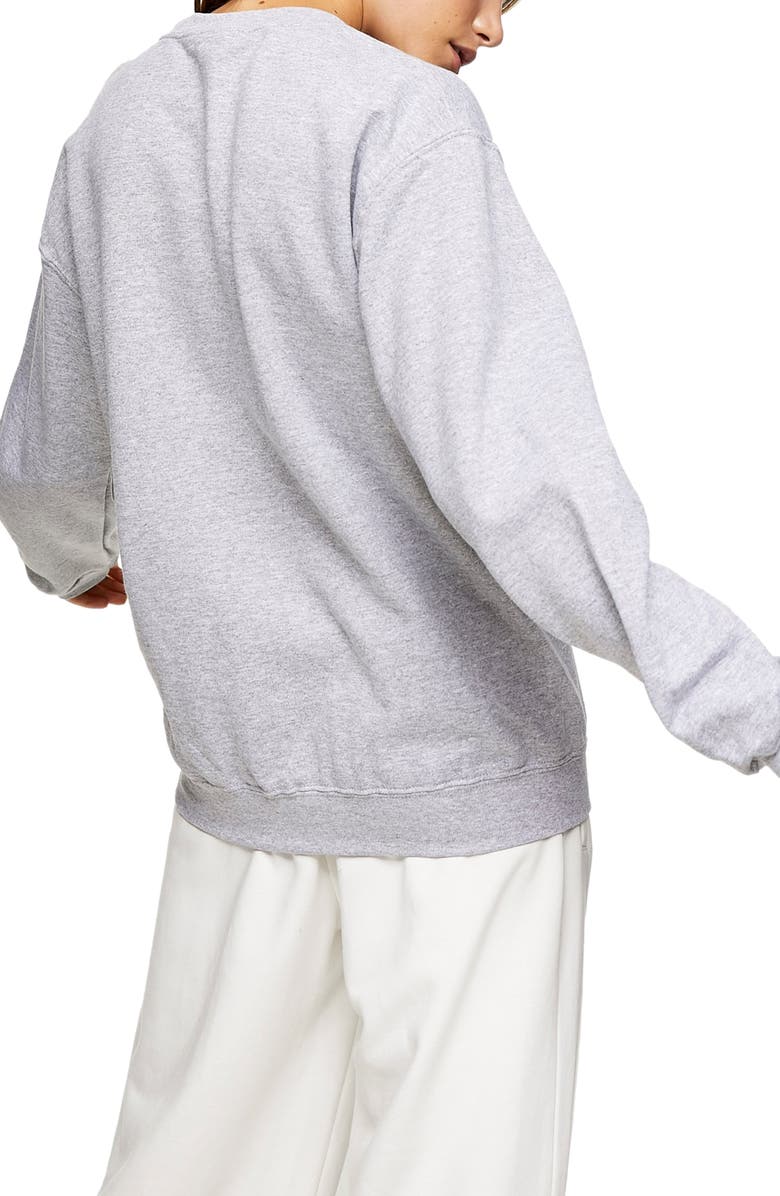 Topshop New York Yankees Sweatshirt, Alternate, color,