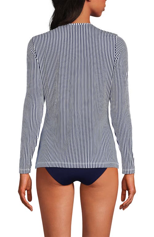 LANDS' END LANDS' END LONG SLEEVE RELAXED UPF 50 RASH GUARD