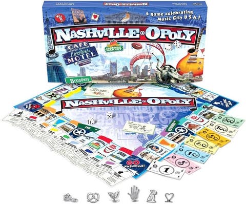 Nashvilleopoly Monopoly Board Game