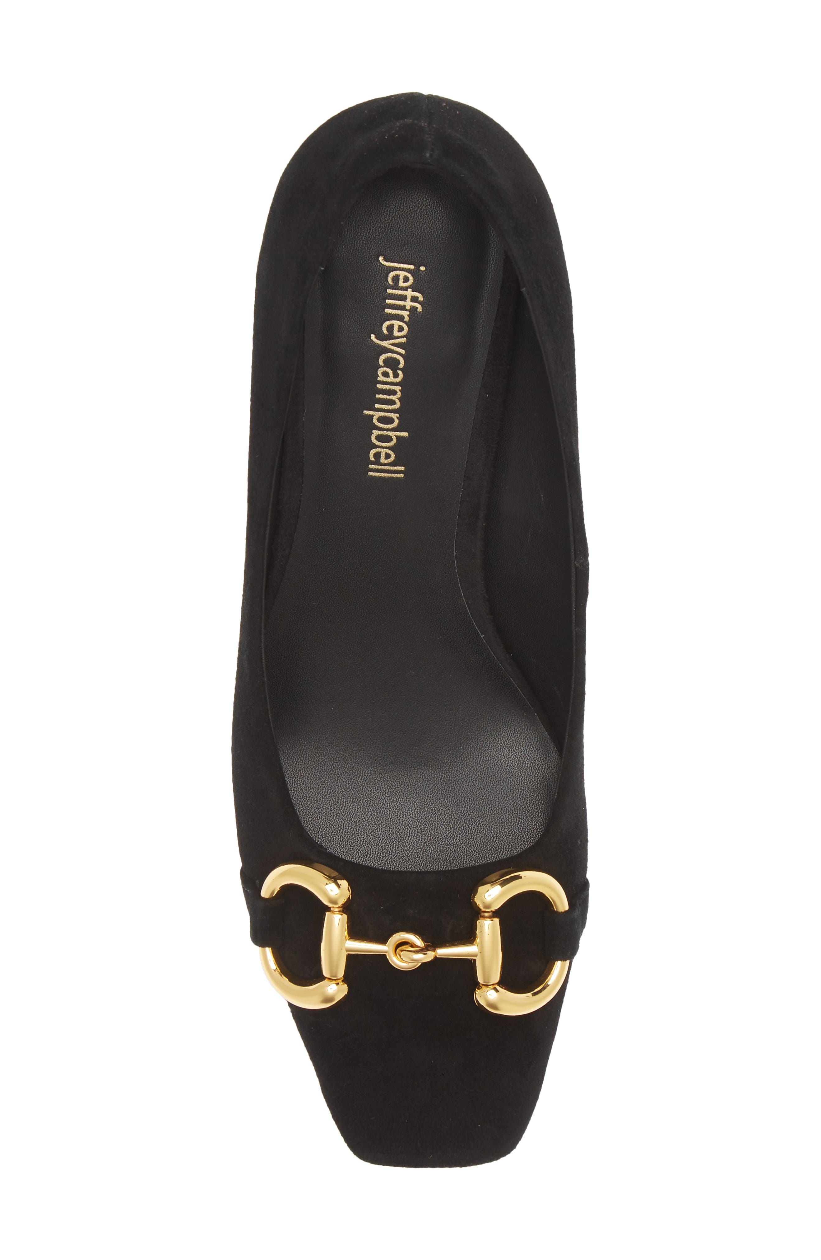 Linnae Pump, Alternate, color, BLACK SUEDE GOLD