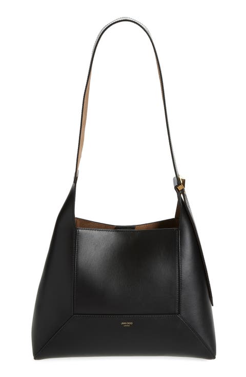 Diamond Leather Hobo