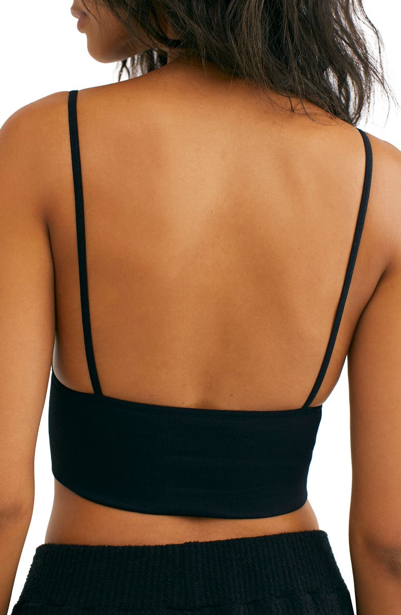 Free People Intimately FP Andi Square Neck Ribbed Seamless Longline Bralette, Alternate, color, 