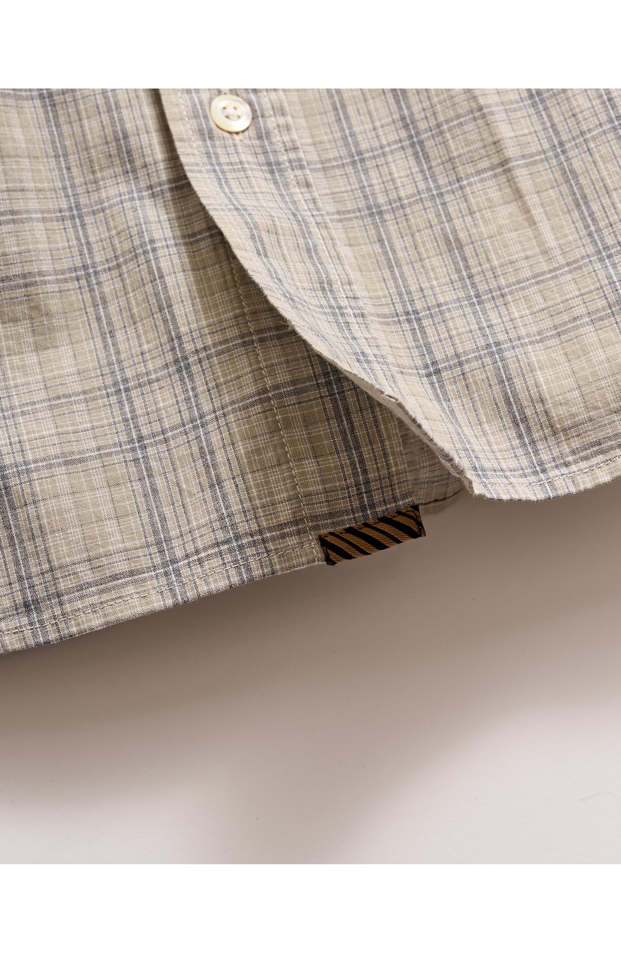 Billy Reid Scout Mélange Plaid Button-Up Shirt (Men) | Nordstrom