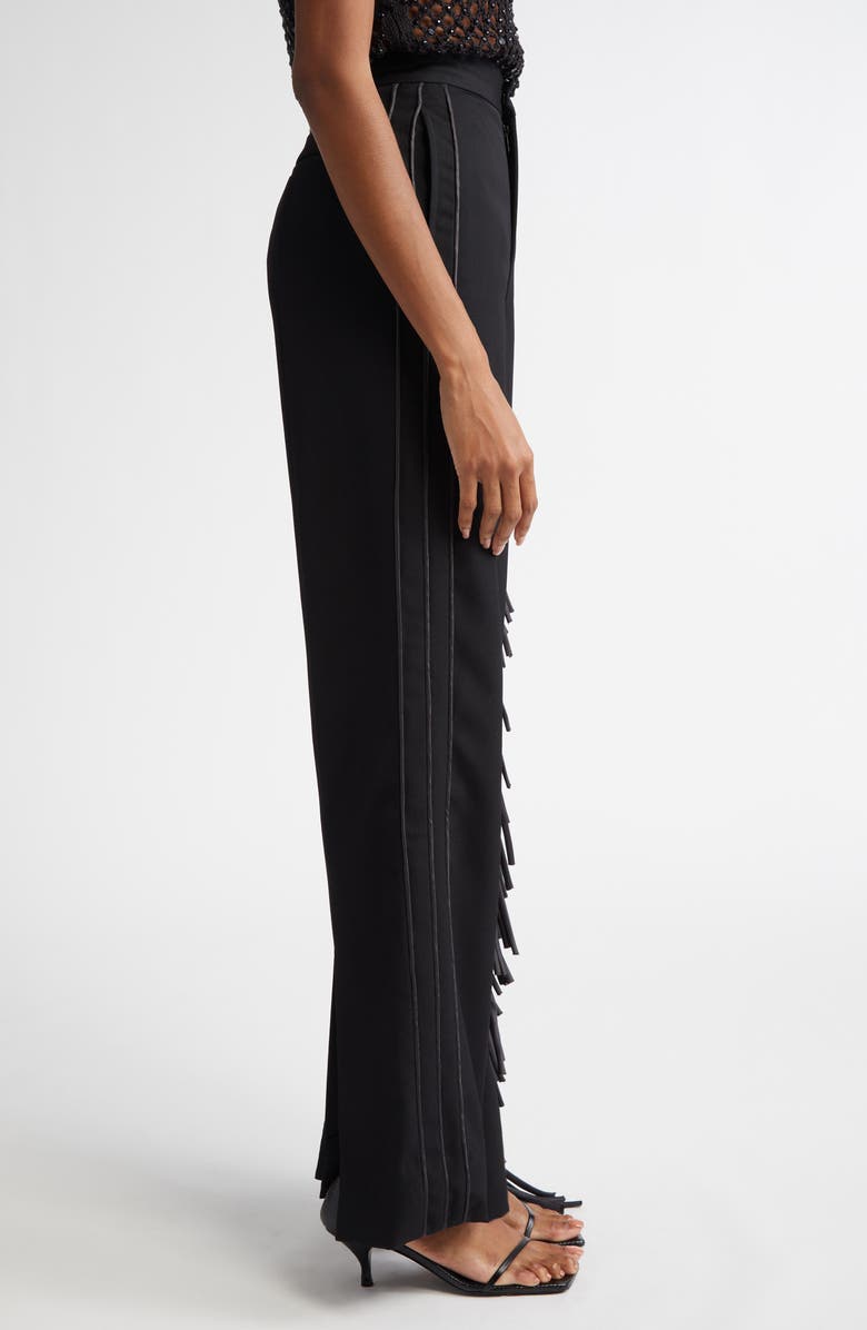 Diotima Langley Fringe Detail Wool Pants, Alternate, color,