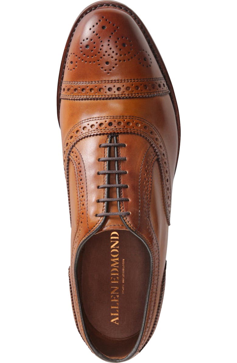 Allen Edmonds Strand Cap Toe Oxford, Alternate, color, Walnut