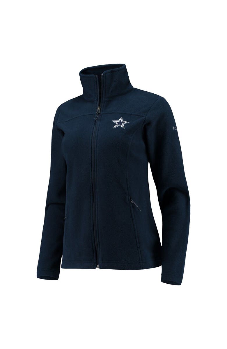 Columbia Women's Columbia Navy Dallas Cowboys Give and Go Fleece Full-Zip Jacket, Alternate, color,
