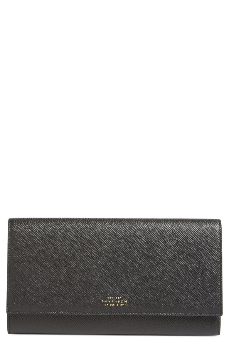 Smythson 'Panama Marshall' Travel Wallet, Main, color,