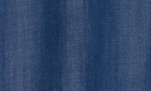 Splendid Chambray Polo Top In Dark Indigo