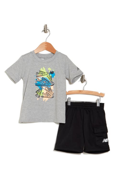 Kids' Graphic T-Shirt & Shorts Set (Little Kid)