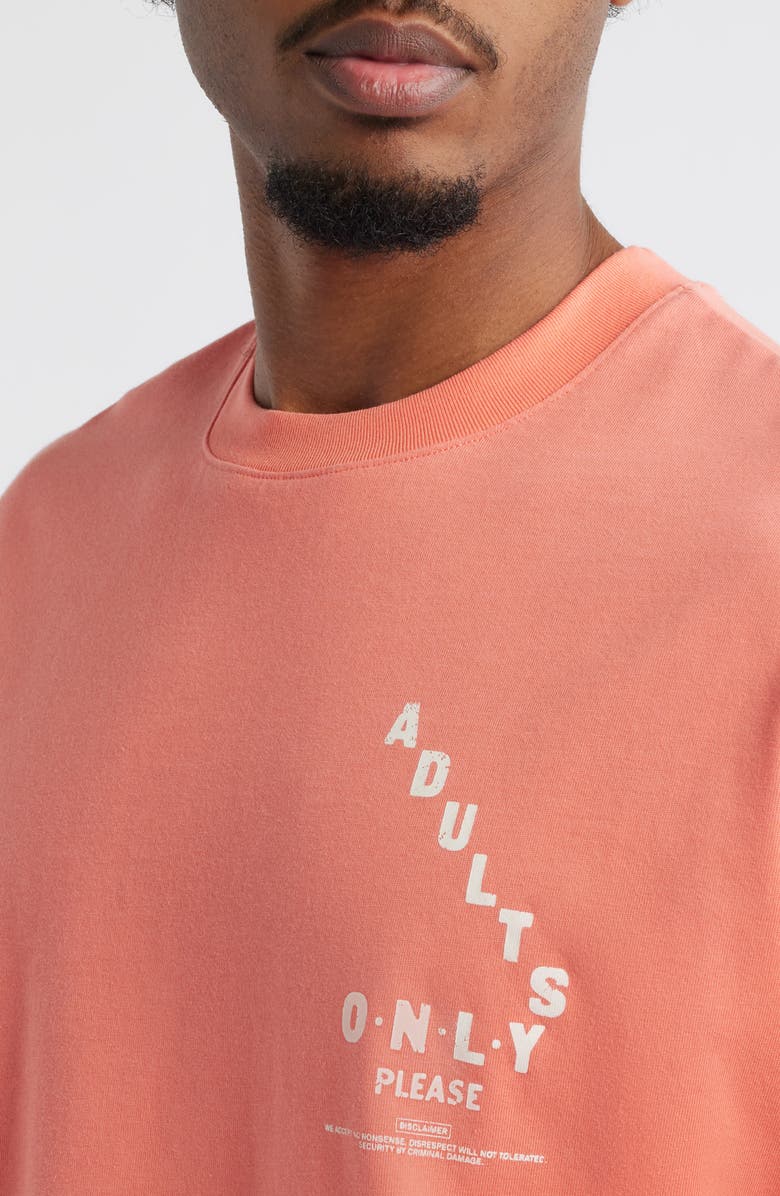 CRIMINAL DAMAGE Adults Only Graphic T-Shirt, Alternate, color,