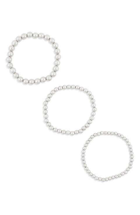 Orb Bead 3-Pack Stretch Bracelets