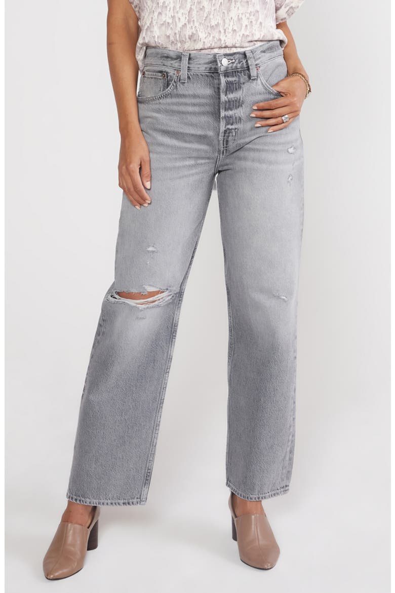Tyler Ripped Straight Leg Jeans, Alternate, color, QUARTZSITE