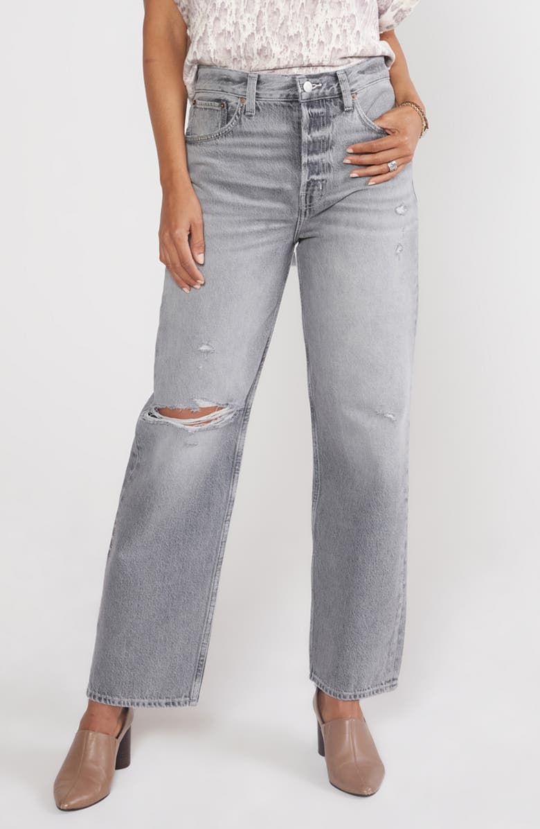 ÉTICA Tyler Ripped Straight Leg Jeans, Alternate, color,