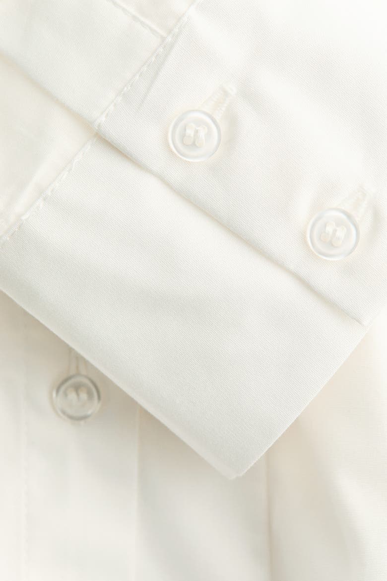 Cotton Peplum Shirt, Alternate, color, White