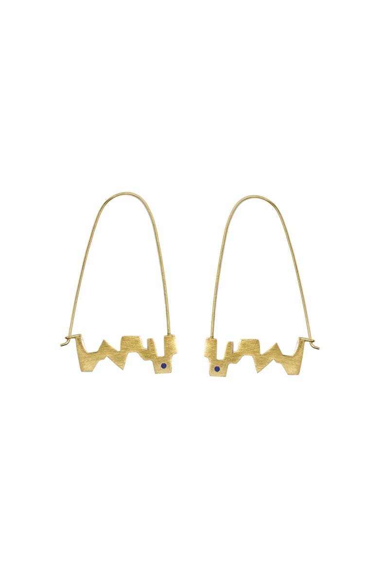 Panjshir Hoop Earrings, Main, color, Gold