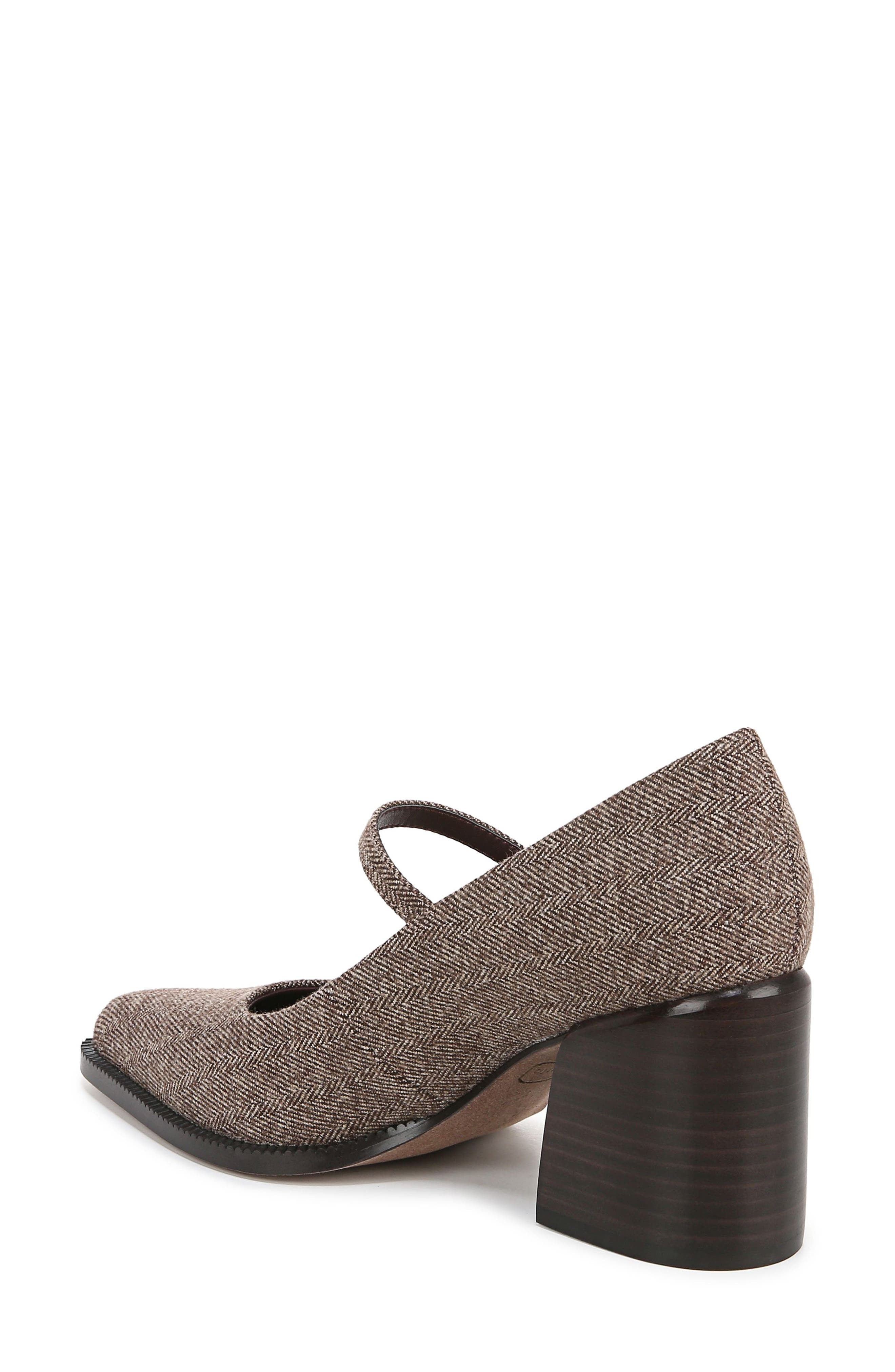 Franco Sarto Diane Mary Jane Pointed Toe Pump, Alternate, color, Brown