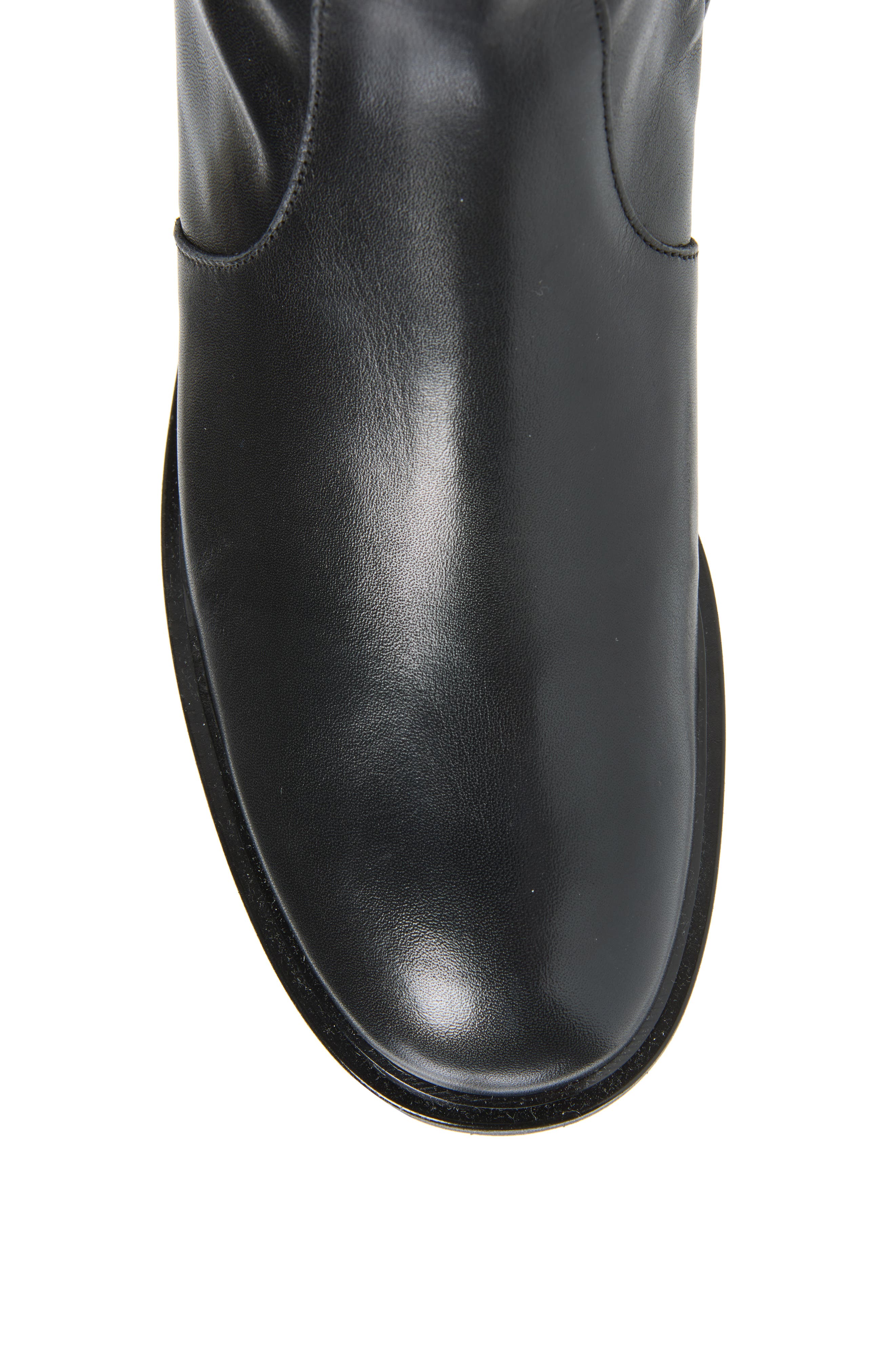 Blaize Leather Boot, Alternate, color, EBONY LEATHER