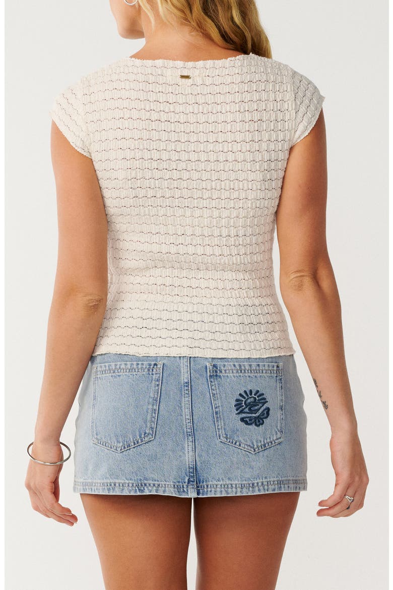 Bossa Nova Texture Top, Alternate, color, BONE