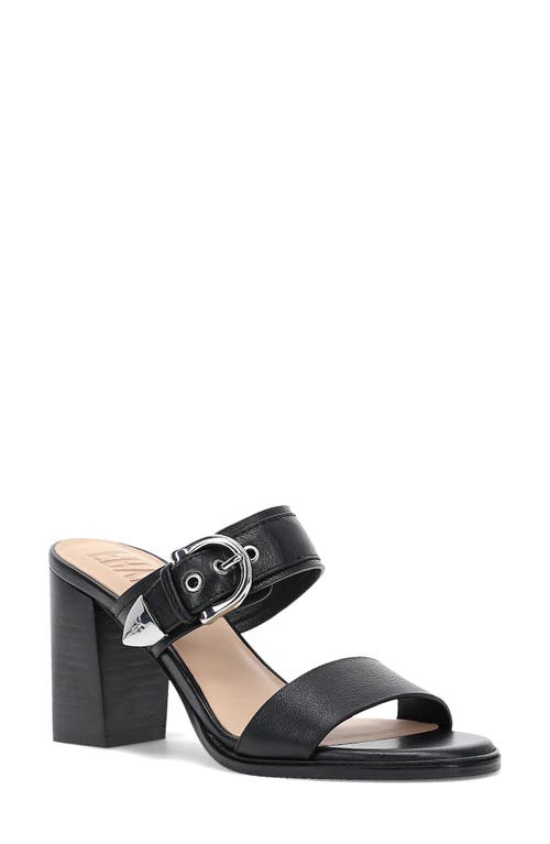 Frye Stella Buckle Sandal In Black