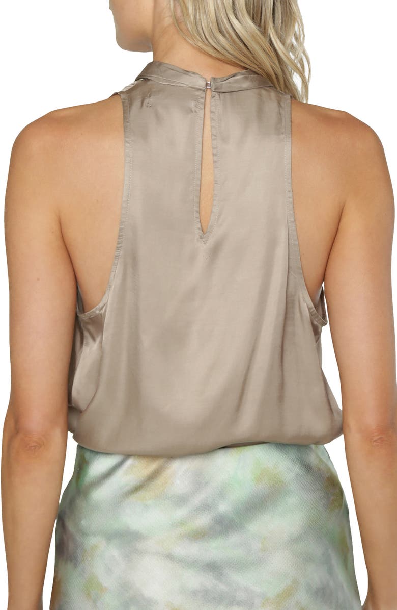 matty m. Capri Cowl Neck Top, Alternate, color, Mocha
