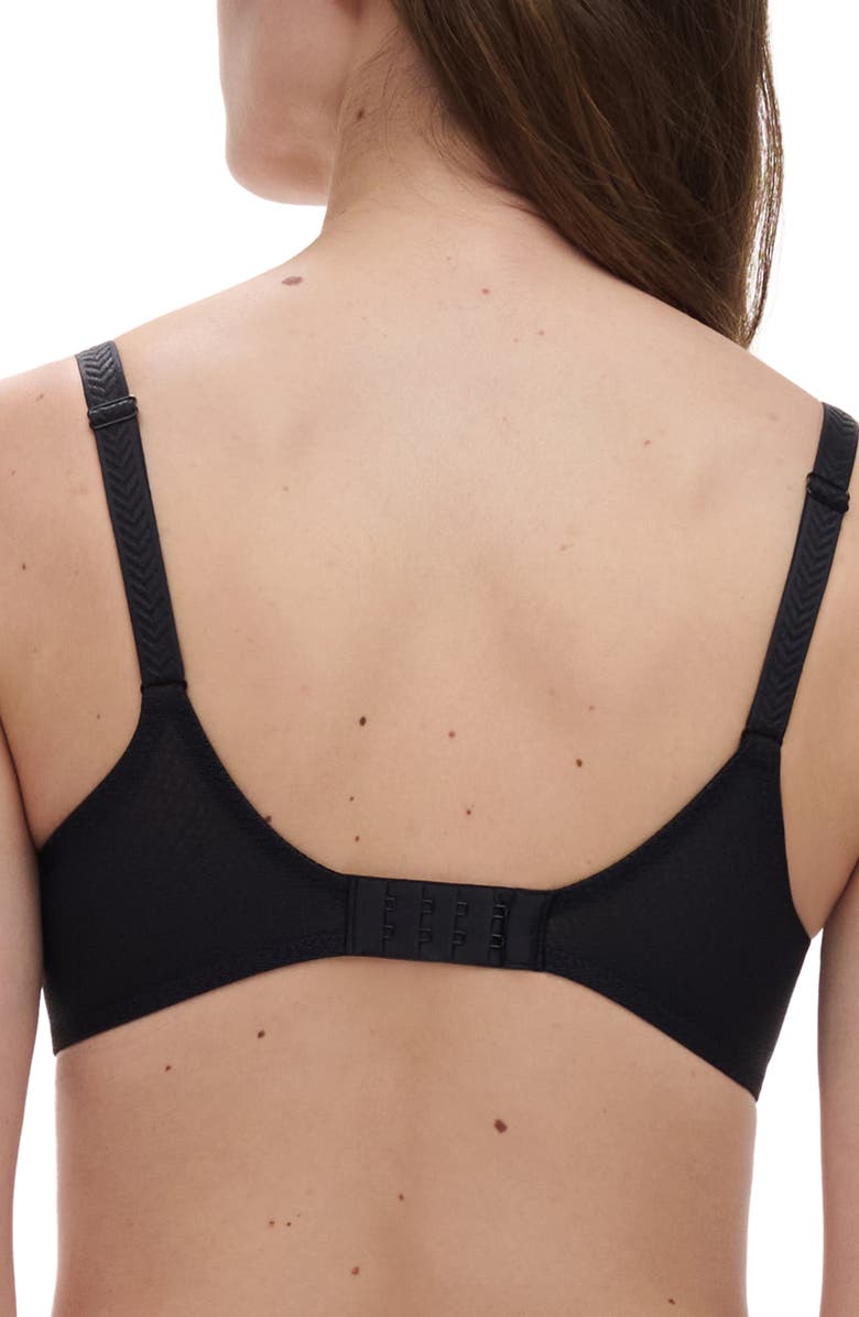 Chantelle Lingerie Origins Underwire Unlined Demi Bra, Alternate, color, Black