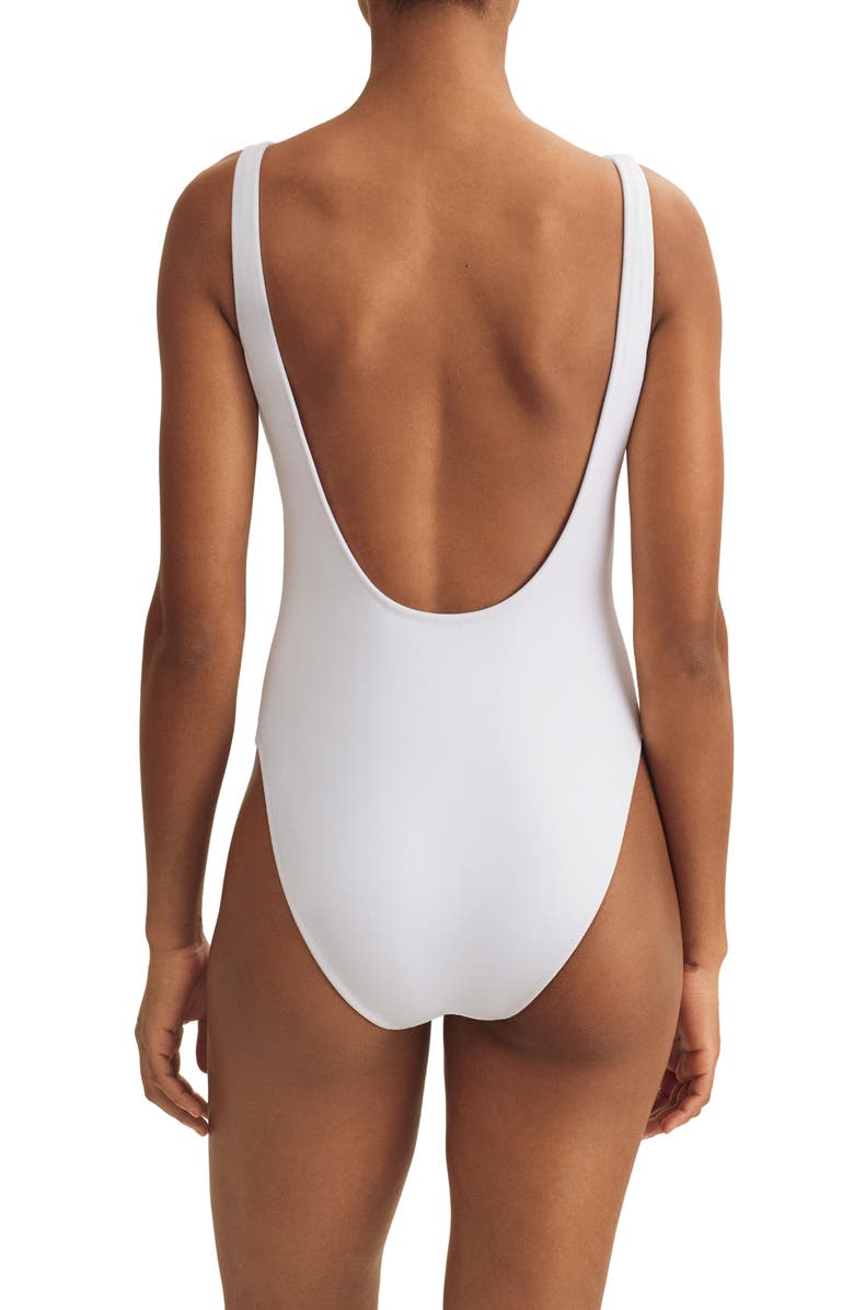 Polo Ralph Lauren Scoop Terry One-Piece Swimsuit, Alternate, color, 
