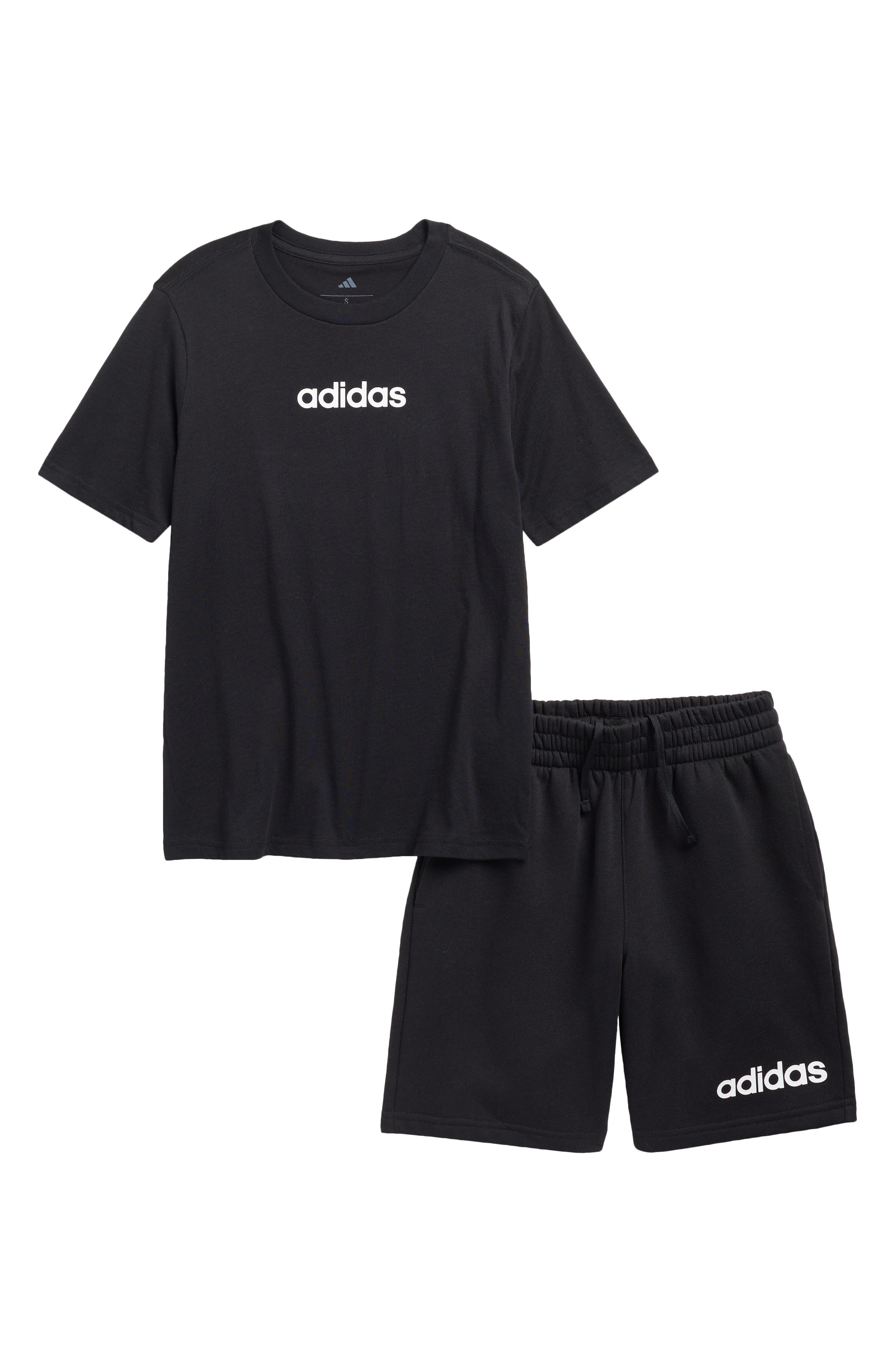 adidas Kids' Logo Graphic T-Shirt & Shorts Set