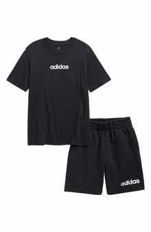 adidas Kids' Logo Graphic T-Shirt & Shorts Set