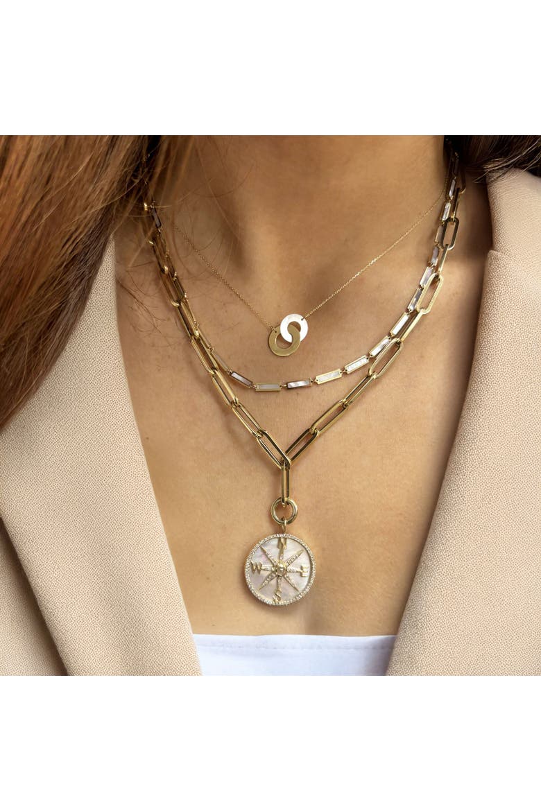Extra Large Paperclip Link Chain Necklace, Alternate, color, Yellow Gold