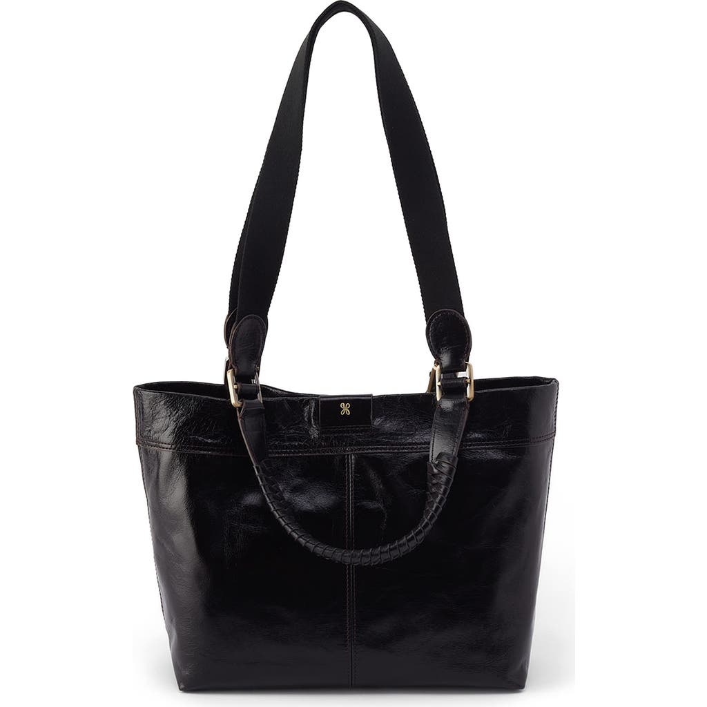 Hobo Medium Romy Leather Tote In Black
