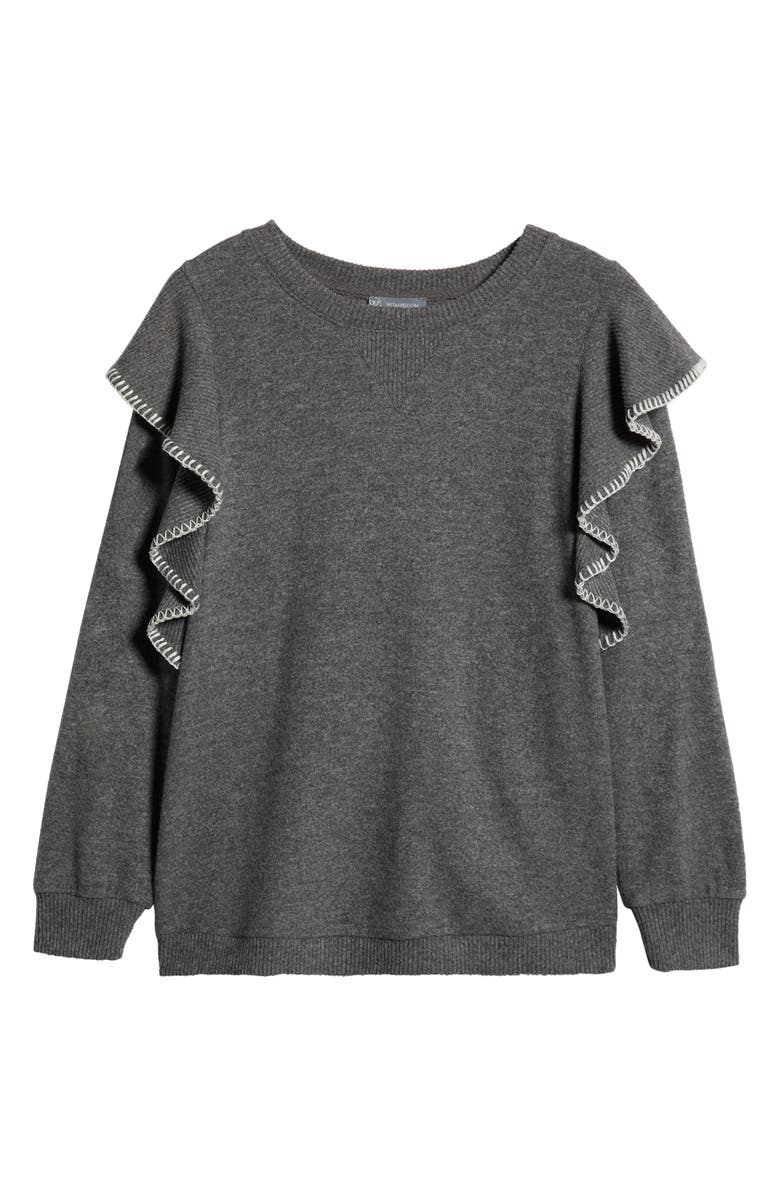 Wit & Wisdom Ruffle Sweater, Alternate, color,