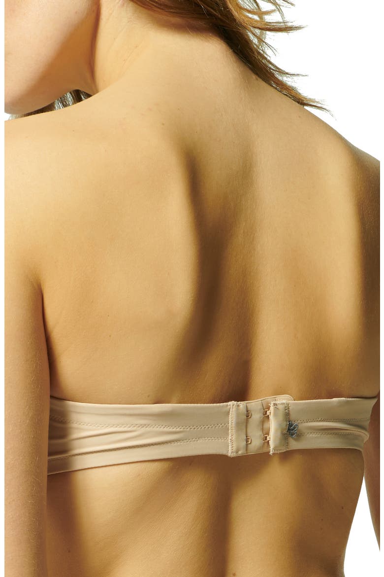 Caresse Strapless Underwire Bra, Alternate, color, PEAU ROSE