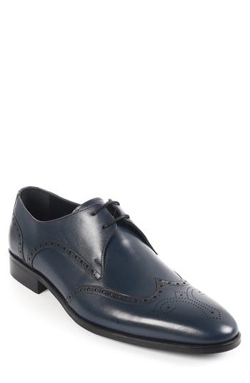 Vellapais Pelican Wingtip Derby In Black