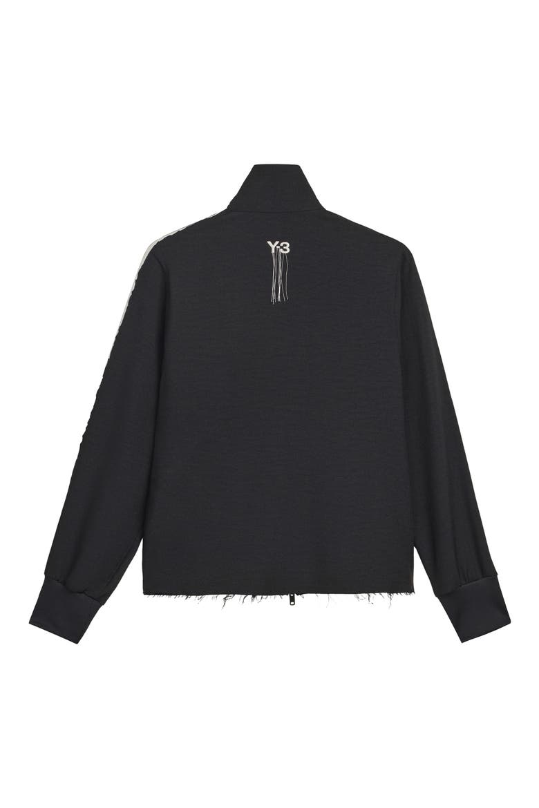 3-Stripes Track Jacket, Alternate, color, BLACK/