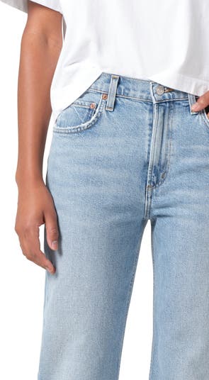 Valen Mid Rise Ankle Straight Leg Jeans