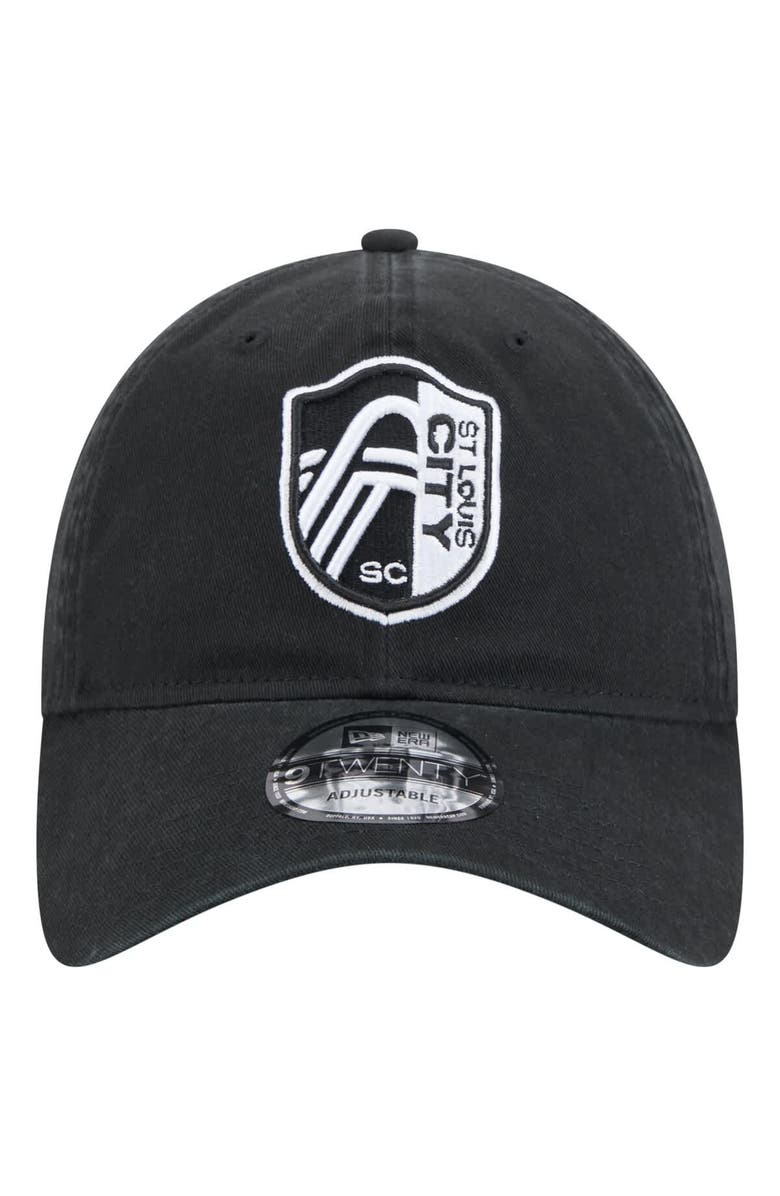 New Era Men's New Era Black St. Louis City SC 2025 Kickoff 9TWENTY Adjustable Hat, Alternate, color, Black