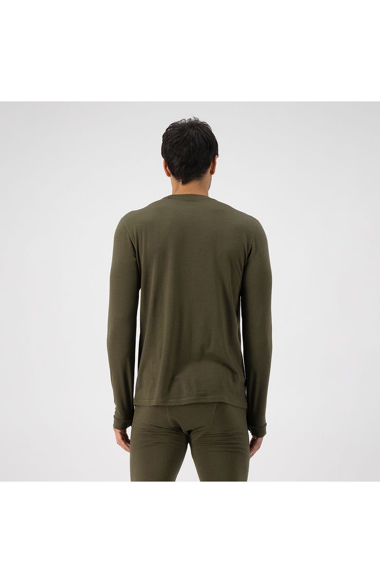 Mons Royale Cascade Merino Flex Long-Sleeve Top - Men's, Alternate, color, Dark Olive2