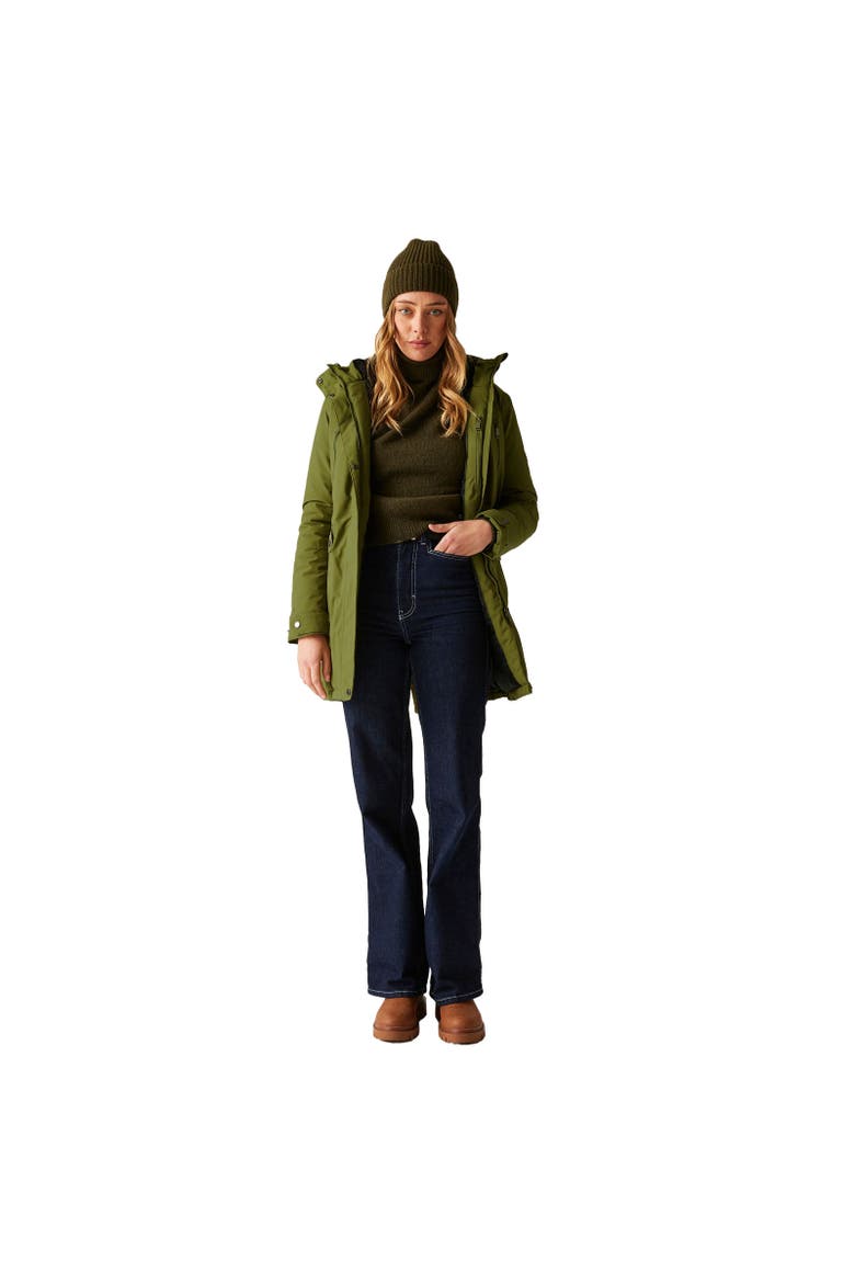 Valenta Waterproof Jacket, Alternate, color, Nephrite Green and Black
