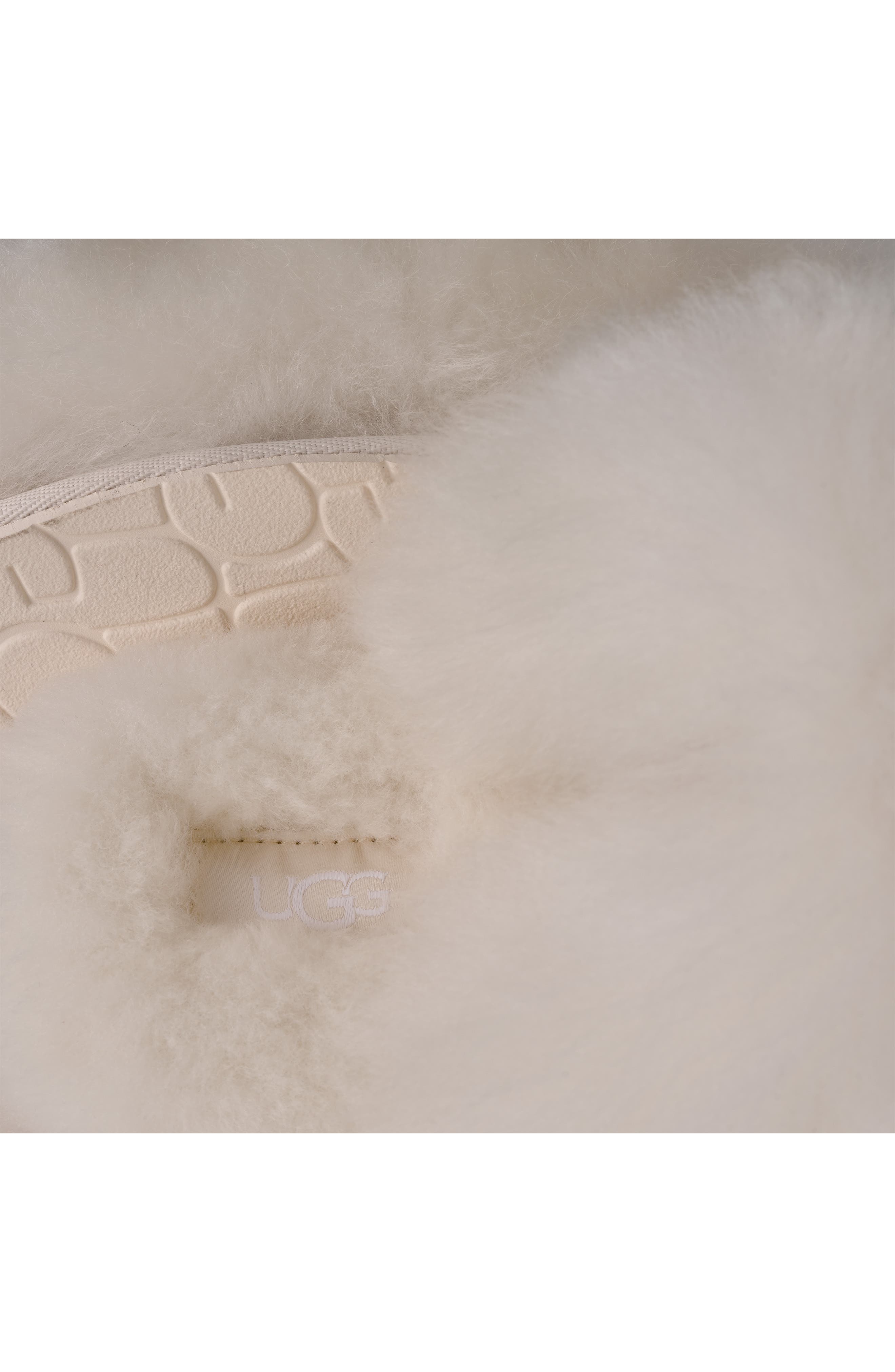 UGG<sup>®</sup> Scuffette Chalet Genuine Sheepskin Slipper, Alternate, color, White