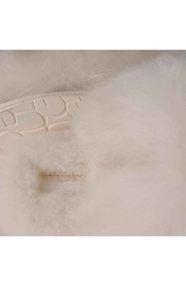UGG<sup>®</sup> Scuffette Chalet Genuine Sheepskin Slipper, Alternate, color, White