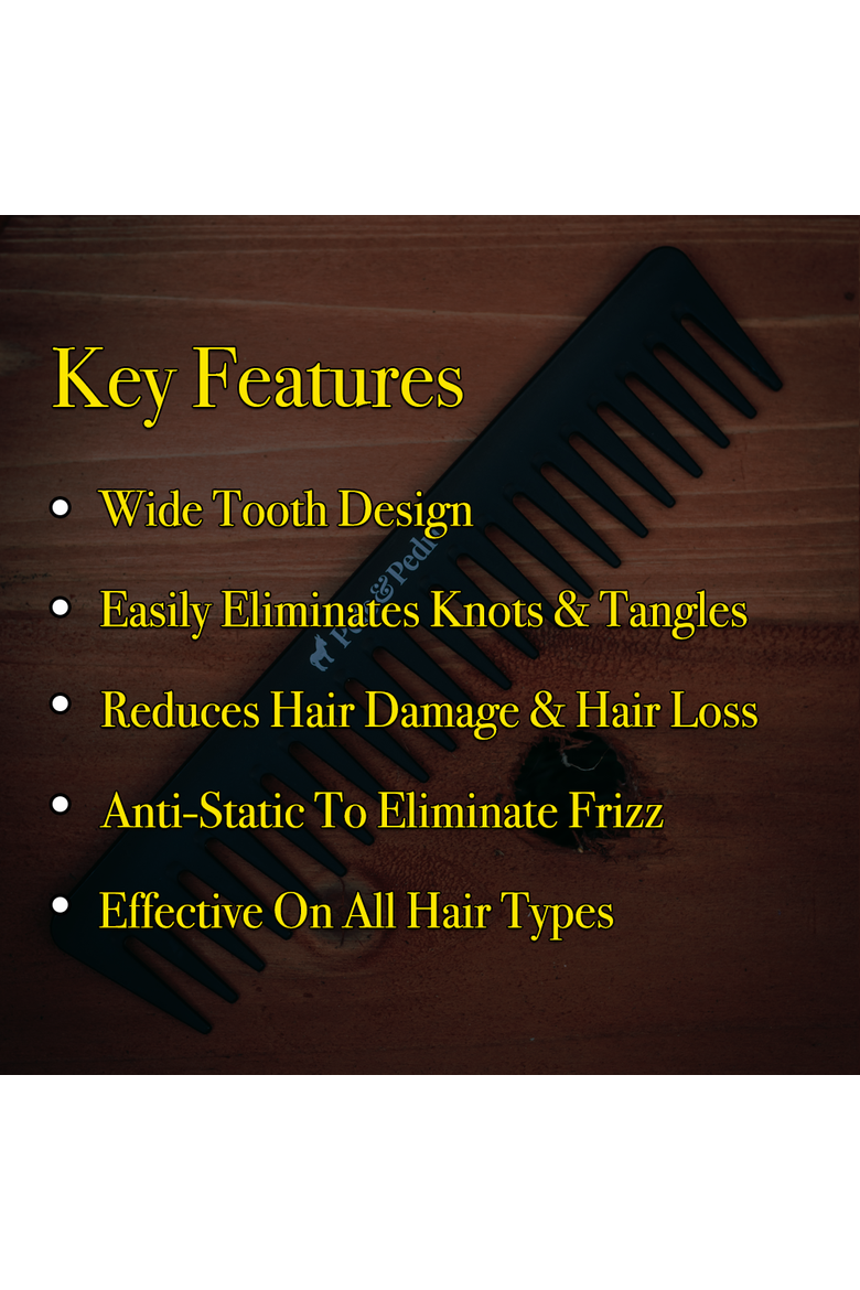 Wide Tooth Detangling Comb, Alternate, color, None