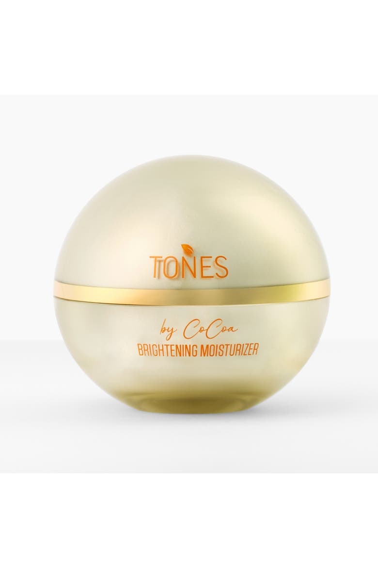Brightening Moisturizer with Arbutin + Antioxidants & Herbs 4oz, Main, color, Gold with orange words