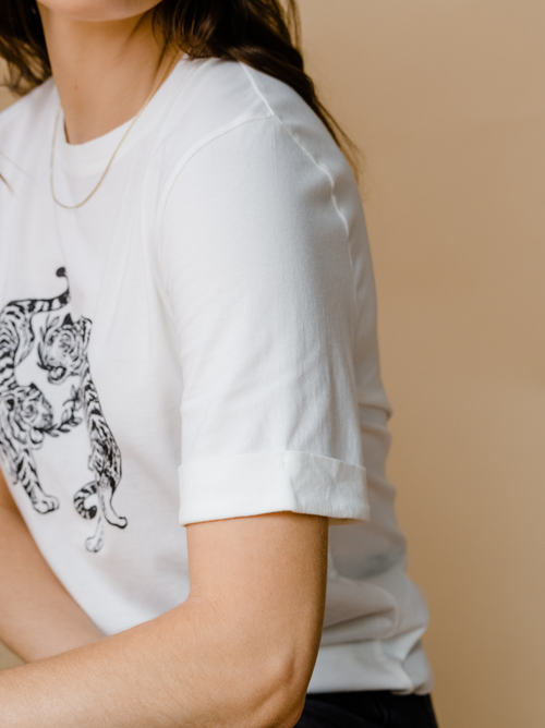 Able Gloria Graphic Tee In Tiger