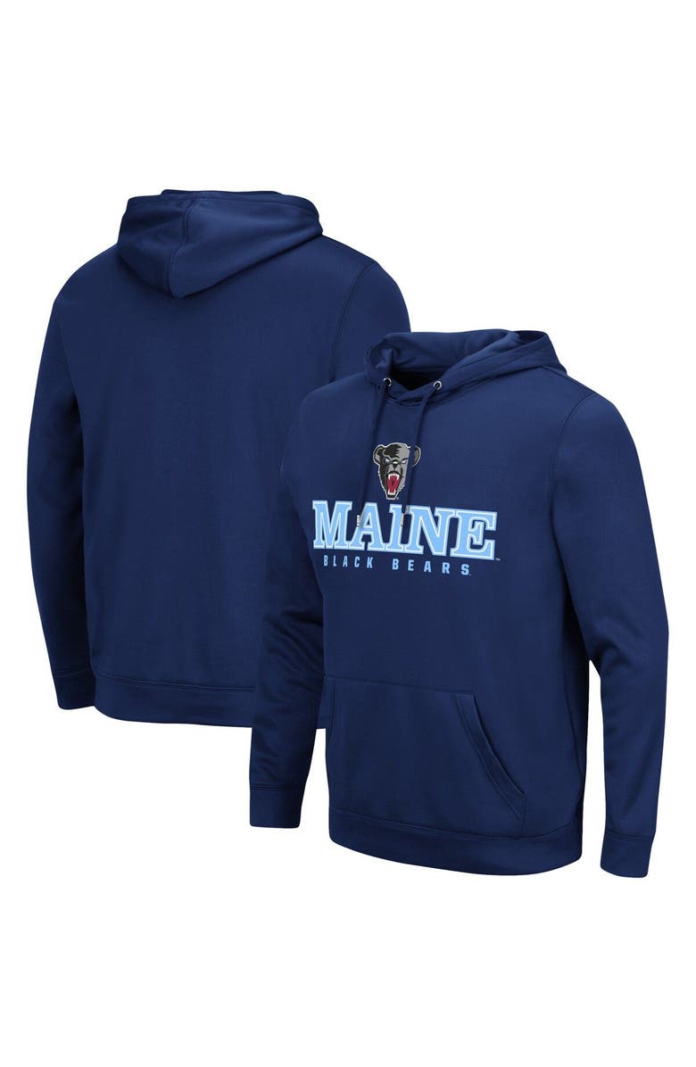 COLOSSEUM Men's Colosseum Navy Maine Black Bears Lantern Pullover Hoodie, Main, color, Navy