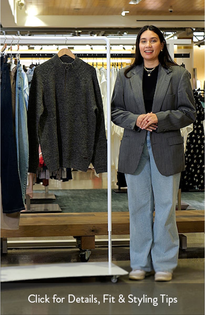 Horseford Wool Half-Zip Sweater, sales video thumbnail